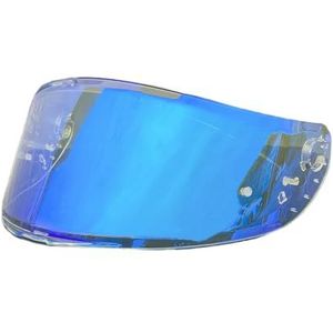 Motorhelm vizier lens, Helmvizier, V14 vizier for MT Targo/Revenge 2/Rapide Pro/Blade 2 SV motorhelm gezichtsschermen UV-bescherming (alleen for gebruik op zwarte dagen)(Revo Clear Blue-day and Night)