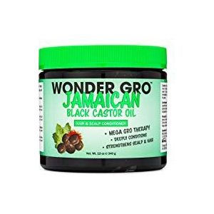 Jamaican Black Castor Oil Hair Grease Styling Conditioner, 30 ml - Ideaal voor versterking - Mega Hair Growth Therapy van Wonder Gro
