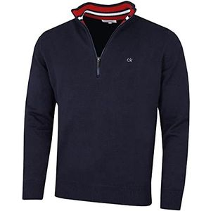 Calvin Klein Golf Heren Katoenen Trui-Marine sport-XXXL