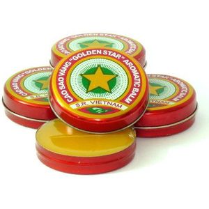 Golden Star 10 x Golden Star Aromatic Balm (elk 4 g = 40 g natuurlijke remedie etherische oliën)