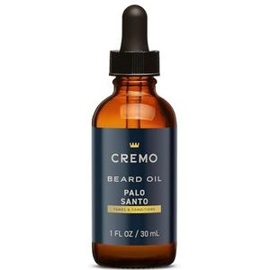 Cremo Palo Santo Beard Oil (Reserve Collection), 1 fl oz - Herstelt het natuurlijke vocht en verzacht je baard om baarden te verlichten