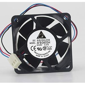 Detla AFB0605H DC5V 0.47A 60x60x25mm Server Cooling Fan