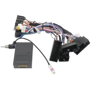 Voor F&ord Voor Mustang 2015 2016 2017 2018 9 Inch Auto Fascia Frame Adapter Canbus Box Radio Dashboard Montage Paneel Kit Frontplaat Auto Fascia Radio Paneel(Cable canbus 2)