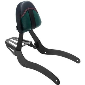 Motorfiets Bagagedrager Voor Indianen Voor Scouts 2015-2024 Voor Scout Sixty ABS 2016-2024 Afneembare Rugleuning Voor Achterbagagerek Voor Motorfiets Motorfiets Bagagedrager(Black Green)