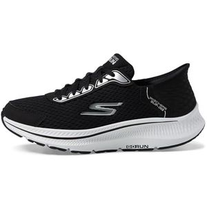 Skechers Go Run Consistent 2.0 Empower Sneakers voor heren, zwart, wit, 46 EU