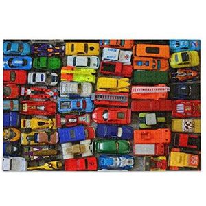 Grote puzzel 1000 stukjes legpuzzel voor volwassenen - autos speelgoedauto's - unieke en duurzame stukken passen perfect bij elkaar