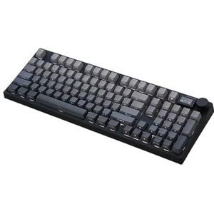 QPSJXN Keydous NJ98 98 Drie modi Swap Hot Swap Mechanisch RGB Bluetooth toetsenbord en gaming-accessoires zonder kabel 2,4 G (natuurlijk)