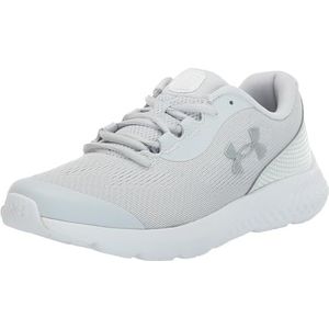 Under Armour Ua Bps Surge 4 Ac hardloopschoenen voor jongens, Halo Gray White Iridescent 100, 30 EU