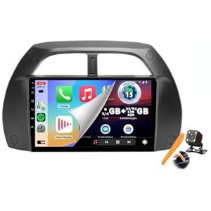 M6 pro3,YLOXFW Auto Stereo Android 15.0 Radio Sat Nav voor RAV4 2001-2006 GPS Navi 9'' Cartablet Multimedia Video Player FM BT Ontvanger met Carplay 4G 5G WiFi DSP SWC