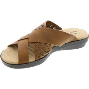 Easy Street COHO Slide Sandaal voor dames, bruin, 40.5 EU