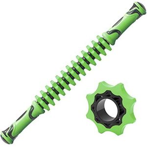 BESPORTBLE Volledige Lichaamsmassager Met Tandwielroller Duurzame Yoga Ontspanningstok Groen Voor Spierherstel Stressverlichting