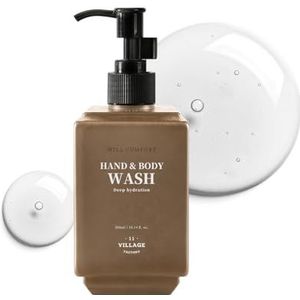 [VILLAGE11FACTORY] HAND & BODY WASH - WILL COMFORT (300ml) Koreaanse verzorging - Lichaams- en handzeep - Ontspannend - Hinoki & Woody