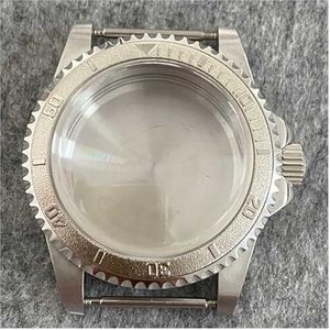 CBLDF Bolle spiegel Retro horlogekast Saffierglas Roestvrij staal Unidirectionele rotatiekast Compatibel for NH35/NH36-beweging 39,5 mm kast (Size : A1)