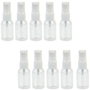 10 Stks 30ml Lege Transparante Plastic Verstuiver Spray Fles Pomp Hervulbare Fles