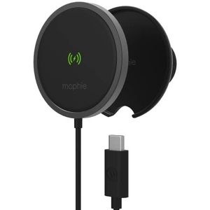 ZAGG mophie Snap + Wireless Vent Mount voor Car Dash - Apple & Qi-compatibele apparaten - Zwart