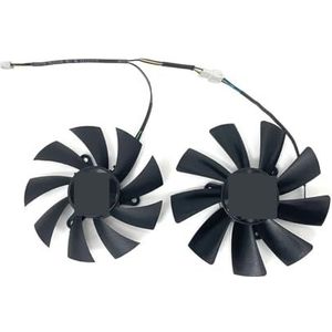87MM GA92S2H 0.35A 100MM GAA8S2U .45A Koelventilator voor ZOTAC voor GeForce RTX2070 RTX 2070 OC Mini Videokaart(Black 2-Fan)