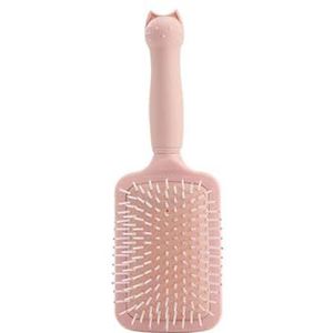 Roze Kat Luchtkussen Kam Vrouwen Hoofdhuid Massage Kammen Meisjes Antistatische Nat Krullend Ontwarren Haar Borstel Thuis Salon styling Tools(Square air comb)