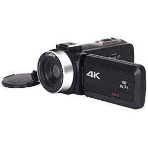 Digitale Camera, 4K Digitale Camera for Video-opname Time-Lapse 48MP Fotografische Camcorder Streaming Vlog DV 18X Zoom Blog Recorder(32G SD Card)