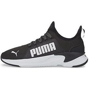 PUMA Softride Premier Slipper Sneakers voor heren, zwart, wit, 43 EU