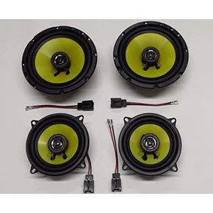 Luidsprekerset + kabel voor Peugeot 307 voor en achter vanaf 1999