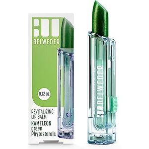 BELWEDER - Revitaliserende Lippenbalsem met Phytosterolen - Kameleon Groene Lippenbalsem - Lippenverzorging en Bescherming - Hydratatie en Regeneratie van de Lippen - Lip Balm (1 stuk 3,5g)