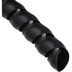 Kabelmanagementhuls, Spiraalkabelwikkeling 1 meter Multicolor 8-28 mm(Black,ID 10mm)