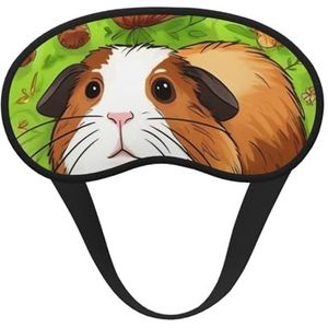 Glimlachend slaapmasker voor zijslaper, lichtblokkerende nachtmaskers voor slapen oogmasker voor vrouwen mannen oogbedekking zachte comfortabele oogschaduw voor reizen, dutje