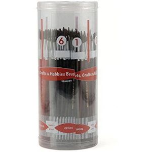 Atlas Brush Borstel Cylndr Asst Economy Kameel Haar #1-6 (12Dz)