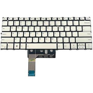 US voor Yoga voor Slim 9 14IAP7 82T0 PT4UXB SN21F30316 laptop goud verlicht toetsenbord
