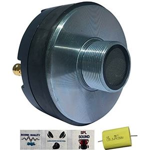 MASTER AUDIO DR7 compressie driver tweeter 200 watt rms 400 watt max draad 1""2,50 cm voor hoorns 8 ohm 110 db spoel 44 mm, 1 stuk