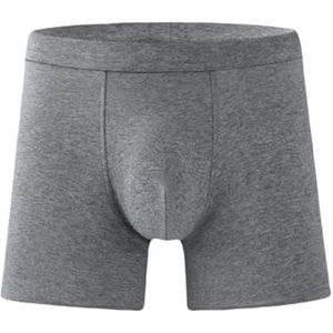 Ultra-absorberende incontinentie boxershort voor heren, lekvrij, herbruikbaar, zacht en comfortabel incontinentie-ondergoed (donkergrijs - 1 stuk, XL)