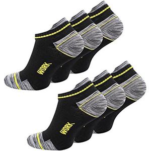 Werksokken - Robuuste Ademende Werksokken - 6 Paar - Sneakers - 43-46 EU