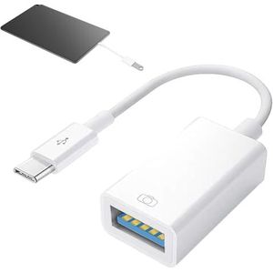 ARIOU USB C naar USB-adapter, adapterkabel, USB-kaartlezer voor kaart USB C en computer, draagbare adapter met snelle gegevensoverdracht en stekker en geschikt voor toetsenbord, USB-schijf, muis