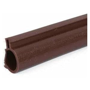 10M stalen deur- en raamafdichtingsstrip O-vormige rubberen kerf, tochtstrip, kaartsleufafdichtingen, holle bolvormige weerhaak, buisvormig, bruin, maat L, O-10M