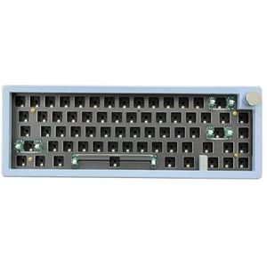 QPSJXN mechanisch toetsenbord gemonteerd op aanpasbare afdichting Bluetooth 5.0 2.4G draadloos gaming toetsenbord (BROWN)