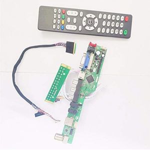 Voor LP173WD1-TLC1/TLC2/TLC3 17.3 inch VGA+HDMI+AV+USB+RF LVDS 40Pin WLED notebook PC TV53 screen controller drive board 1600 * 900 Kit (LP173WD1-TLC1)