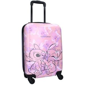 Lilo & Stitch Trolley koffer Ohana Forever - Roze