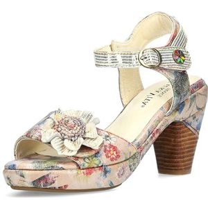Laura Vita sandalen voor dames Ficnalo 11, grootte:38, kleur:Ivoor