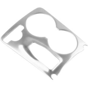 Auto Zilver Rvs Console Water Bekerhouder Frame Cover Trim Voor GLK X204 2008-2015 Beschermende strips