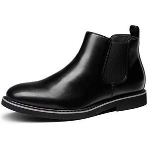 Bruno Marc Chelsea Boots enkellaarzen voor heren, zwart, 40 EU
