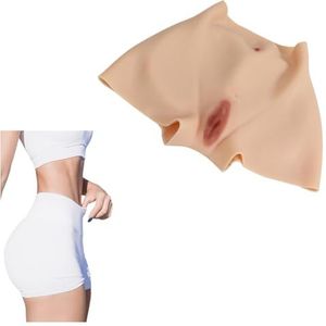 Color 1,Penetrable,XZZXQNB Crossdresser Siliconen Slipjes Heupkussentjes Lifter Realistische Sissy Kut Penetreerbare Nep Vagina Boxershorts voor Ladyboys