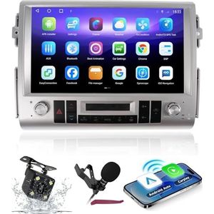 Android 15 Autoradio Navi voor T-oyota FJ Cruiser 2007-2021 13.3 ""Screen Car Multimedia Player met Carplay GPS Navigatie Bluetooth 5.0 HIFI FM 5G-WiFi SWC DSP MIC Camera,4g+64g