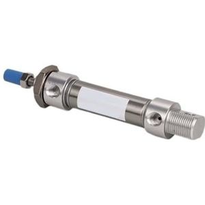 Pneumatische cilinder miniatuur, Roestvrijstalen dubbelwerkende pneumatische cilinder, MA16 20 25 32 40 minicilinders, magnetische cilinder met slag van 25-500 mm(20 INCH*5/8 INCH)