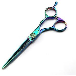 Kapper Haar Knippen, Professionele 6 Inch Groene Damascus Staal Kapsel Schaar Uitdunnen Kapper Snijden Scharen Kapper