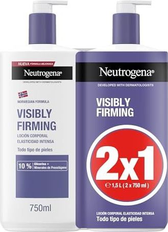 Neutrogena - Body Lotion - 750 ml - Set van 2 - Verbeterde Elasticiteit van de Huid