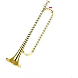 Trompet Trompetinstrument Jeugdhoorn Bes Messing Trompet Charge Hoorn Gouden arbeidsbesparend model