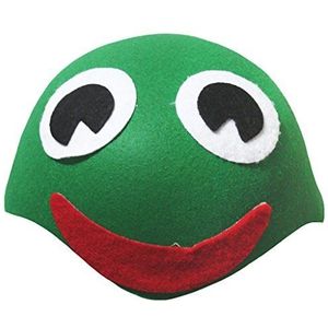 Petitebelle Frog Hat uniseks kleding vrije maat één maat groen