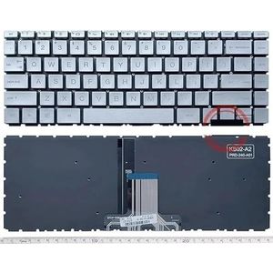 US Keyboard For HP 14S-DK/DF 14-CE/CK/CD/CS/CY/CF/CM/DG TPN-I131 14T/Q Backlight(PURPLE)