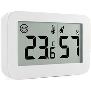 Mini Elektronische Temperatuur En Vochtigheidsmeter Baby Indoor Thermometer Met Lachend Gezicht Display Koelkast Auto Thermometer Nauwkeurige Monitor