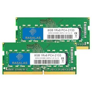 RASALAS 16GB Kit (2X8GB) DDR4 2133MHz PC4-17000 Non-ECC ongebufferd 1,2 V CL15 1Rx8 PC4-2133P Laptop Memory RAM Upgrade...